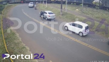 Trem atinge ambulância durante transferência de paciente em Jandaia do Sul