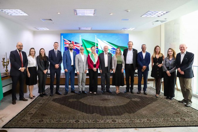 Relações comerciais dominam reuniões de Piana com embaixadores de Argentina, Austrália e Países Baixos 