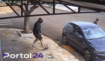 Câmera de segurança flagra fuga de suspeitos após latrocínio em Ubiratã