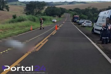 Caminhoneiro morre após ser atingido pelo próprio veículo em rodovia do Paraná
