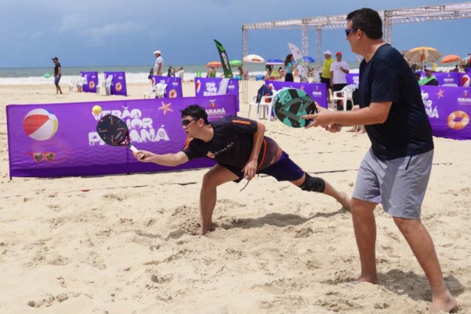 Com apoio do Estado, Matinhos recebe  Interclubes Estadual de Beach Tennis