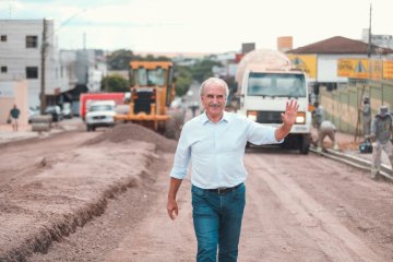 Com trabalho efetivo, obra do binário da JK X Flamboyant avança e já está mais de um terço concluída