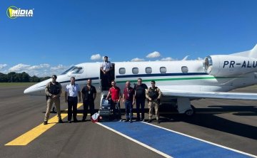 Coração doado é transportado de Francisco Beltrão a São Paulo para transplante