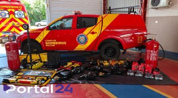 Corpo de Bombeiros recebe novos equipamentos em Toledo