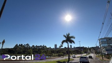 Domingo será de sol entre nuvens em Cascavel