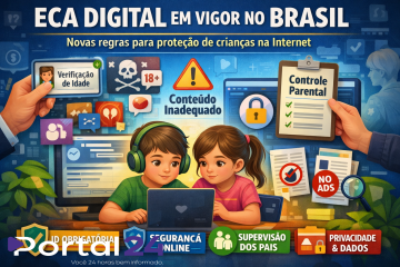 ECA Digital entra em vigor no Brasil e impõe novas regras para proteção de crianças na internet
