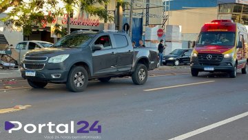 Idoso de 81 anos é atropelado na Avenida Tito Muffato em Cascavel