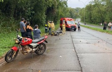 Motociclista morre em grave acidente em Foz
