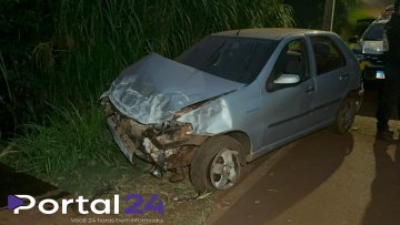 Motorista abandona veículo após colisão em Cascavel