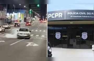 Motorista é indiciado por manobras perigosas e direção sem habilitação em Ponta Grossa