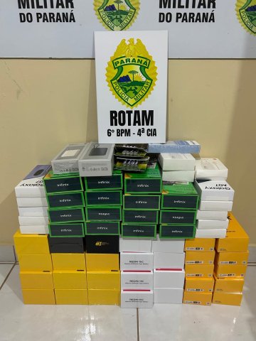 Mulher é flagrada com carga de contrabando na rodoviária de Santa Tereza do Oeste