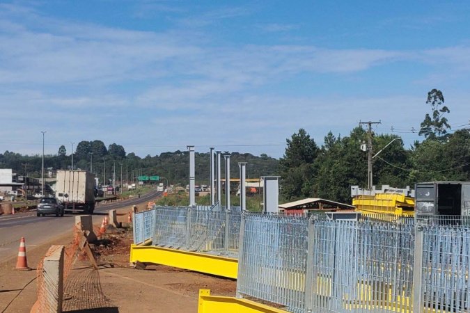 PRC-466 terá interdição de 30 minutos na próxima semana para obra de nova passarela