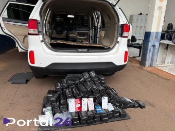 Receita Federal apreende carga de iPhones avaliada em R$ 1,4 milhão em Cascavel