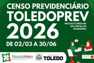 Servidores municipais têm até 30 de junho para se recadastrar no ToledoPrev