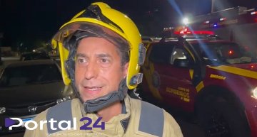 Subtenente Fábio detalha incêndio em máquina de fábrica de brinquedos no bairro Alto Alegre, Cascavel
