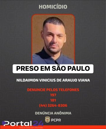 Suspeito de duplo homicídio em Sarandi é preso em Cotia (SP), em São Paulo