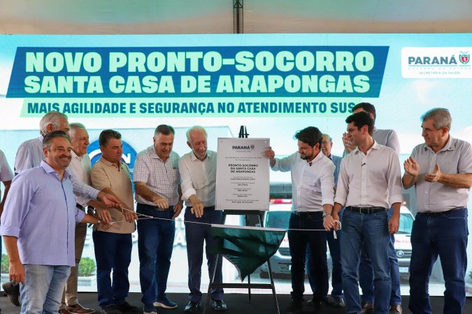 Estado inaugura novo pronto-socorro da Santa Casa de Arapongas
