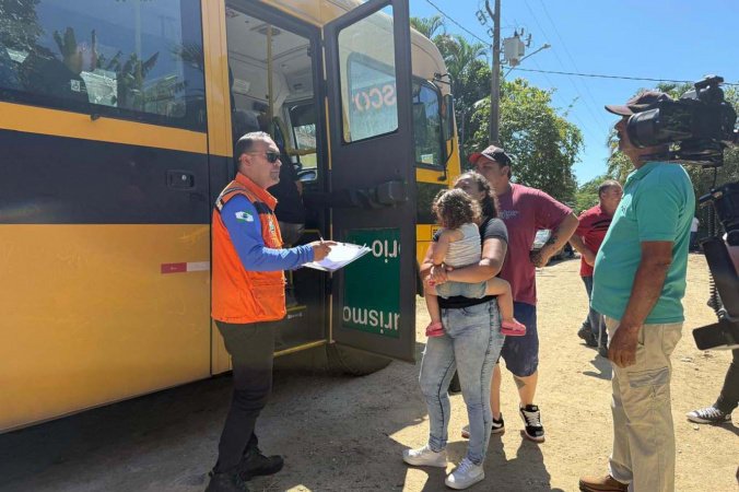 Simulação em Morretes treina equipes e população para situações de desastre