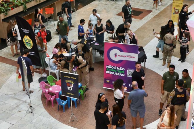 Sinal silencioso que salva vidas é divulgado em ação da Segurança Pública no Mês da Mulher