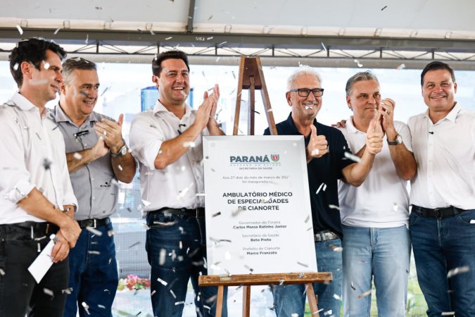 Governador inaugura Ambulatório Médico de Especialidades em Cianorte
