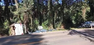 Acidente na PR-158 deixa quatro mortos entre Vitorino e São Lourenço do Oeste
