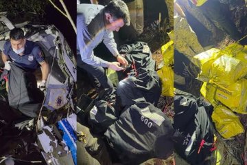 Avião a serviço da Prosegur cai próximo a Ciudad del Este e transportava 30 bolsas de dinheiro