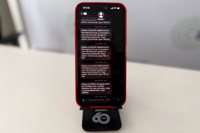 SMS e WhatsApp: veja como se cadastrar para receber os alertas da Defesa Civil Estadual