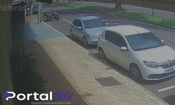 Câmera flagra CrossFox envolvido em ocorrência com arma de fogo circulando pela cidade