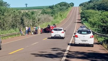 Capotamento é registrado em Campo Mourão