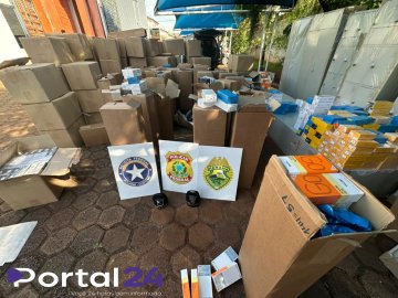 Carga avaliada em R$ 10 milhões em celulares é interceptada pela Polícia Federal na BR-369