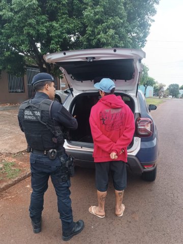 GM prende homem no bairro Brasíia