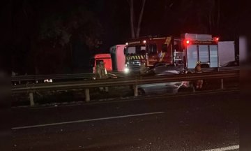 Jovem morre em capotamento na BR-376 em Mauá da Serra; pai socorrista atendeu a ocorrência