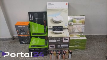 Mercadorias avaliadas em mais de R$ 25 mil são apreendidas na rodoviária de Cascavel