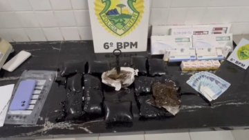 Mulher é presa com haxixe avaliado em mais de R$ 210 mil em Cascavel