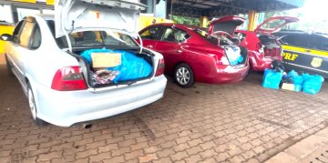 PRF intercepta comboio com mercadorias irregulares em Cascavel
