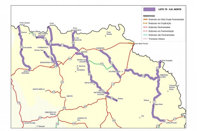Cambará, Jacarezinho e Ribeirão Claro: rodovias recebem serviços de conservação