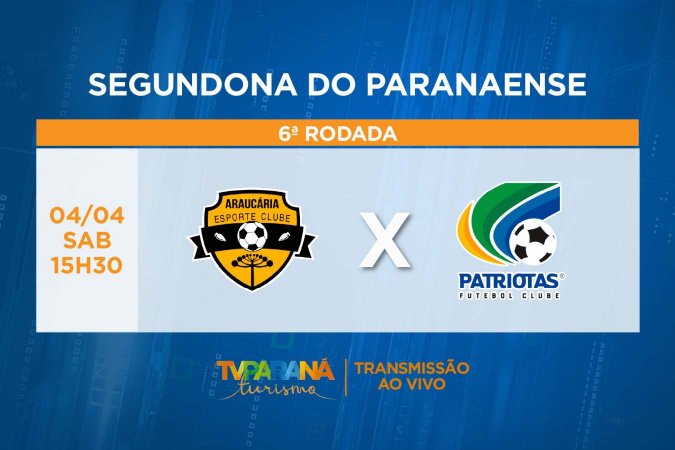 TV Paraná Turismo transmite mais um jogo da Segundona neste sábado