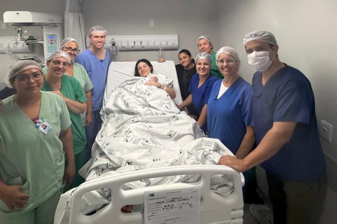 Nasce Helena, primeira bebê da nova Maternidade de Paranaguá