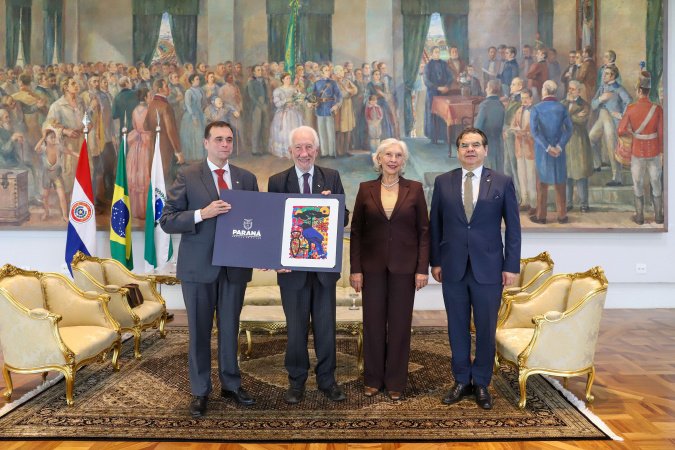 Darci Piana recebe embaixador do Paraguai e fortalece interação bilateral
