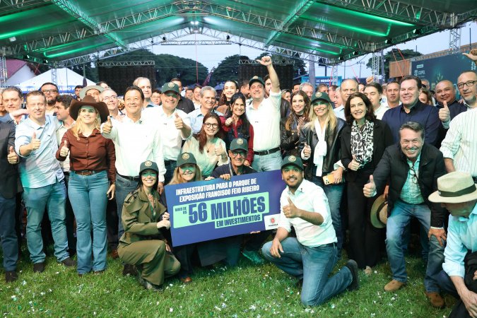 Na Expoingá, governador anuncia R$ 53,8 milhões para modernizar parque de exposições
