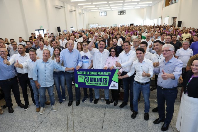 Governador autoriza início da pavimentação da PR-436 e novos investimentos para Ibaiti