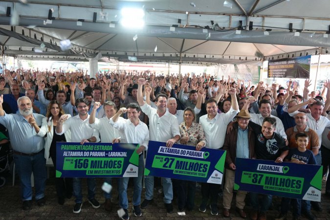 Governador autoriza pavimentação de R$ 156 milhões entre Altamira do Paraná e Laranjal