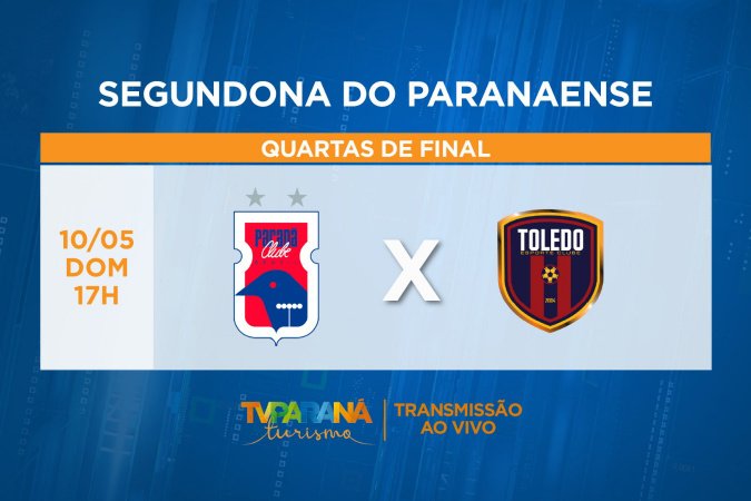 TV Paraná Turismo transmite jogo decisivo entre Paraná Clube e Toledo domingo