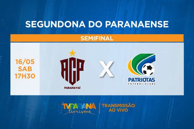 TV Paraná Turismo transmite Paranavaí x Patriotas pela semifinal da Segundona