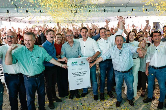 Ratinho Junior inaugura Ambulatório de Especialidades de União da Vitória e anuncia ampliação do Hospital São Camilo