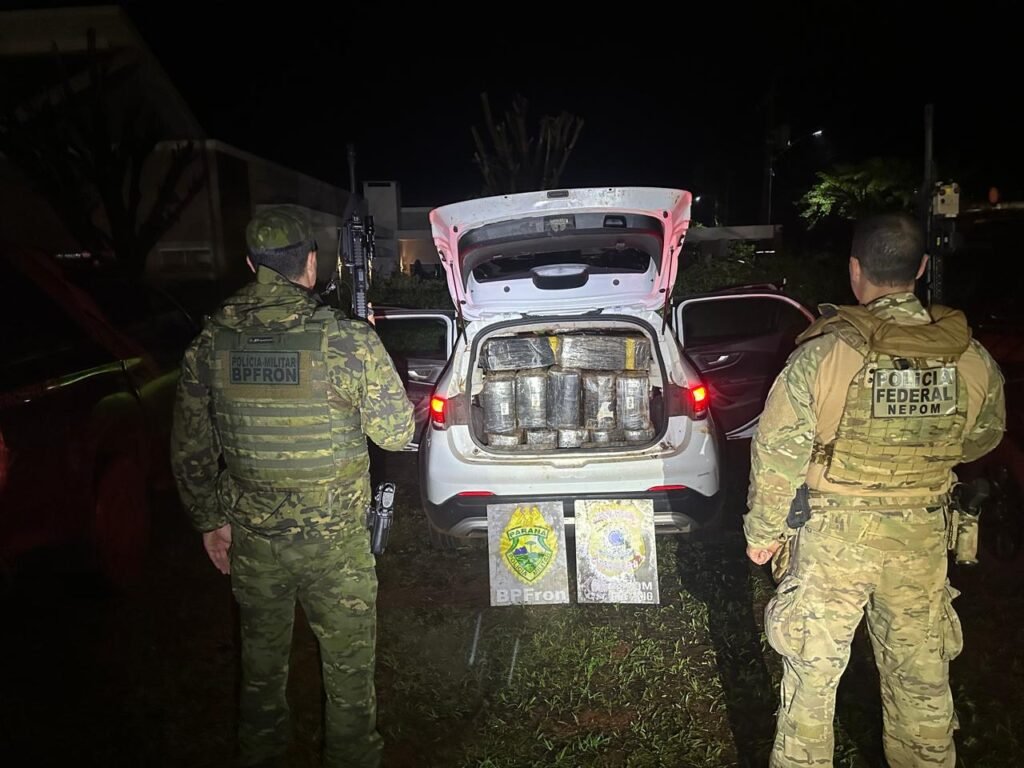 Ação integrada apreende mais de uma tonelada de maconha em Santa Helena e causa prejuízo milionário ao crime