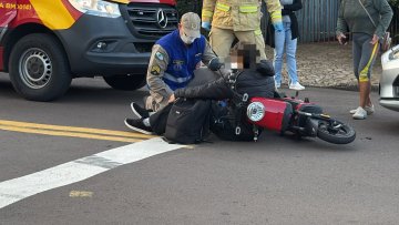 Adolescente fica ferido em acidente com moto elétrica no Cancelli
