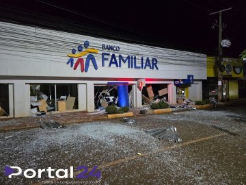 Ataque simultâneo a bancos assusta moradores em Santa Rita