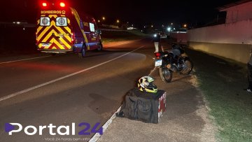 Atropelamento mobiliza socorristas na PRC-467 em Cascavel