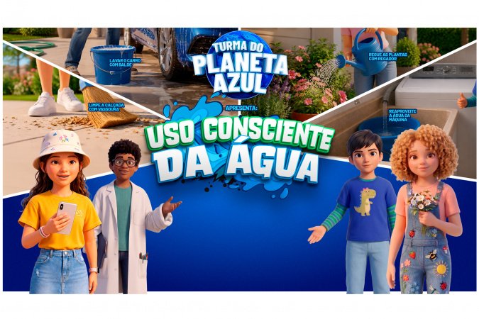 Em nova campanha, Sanepar reforça importância do uso consciente de água 